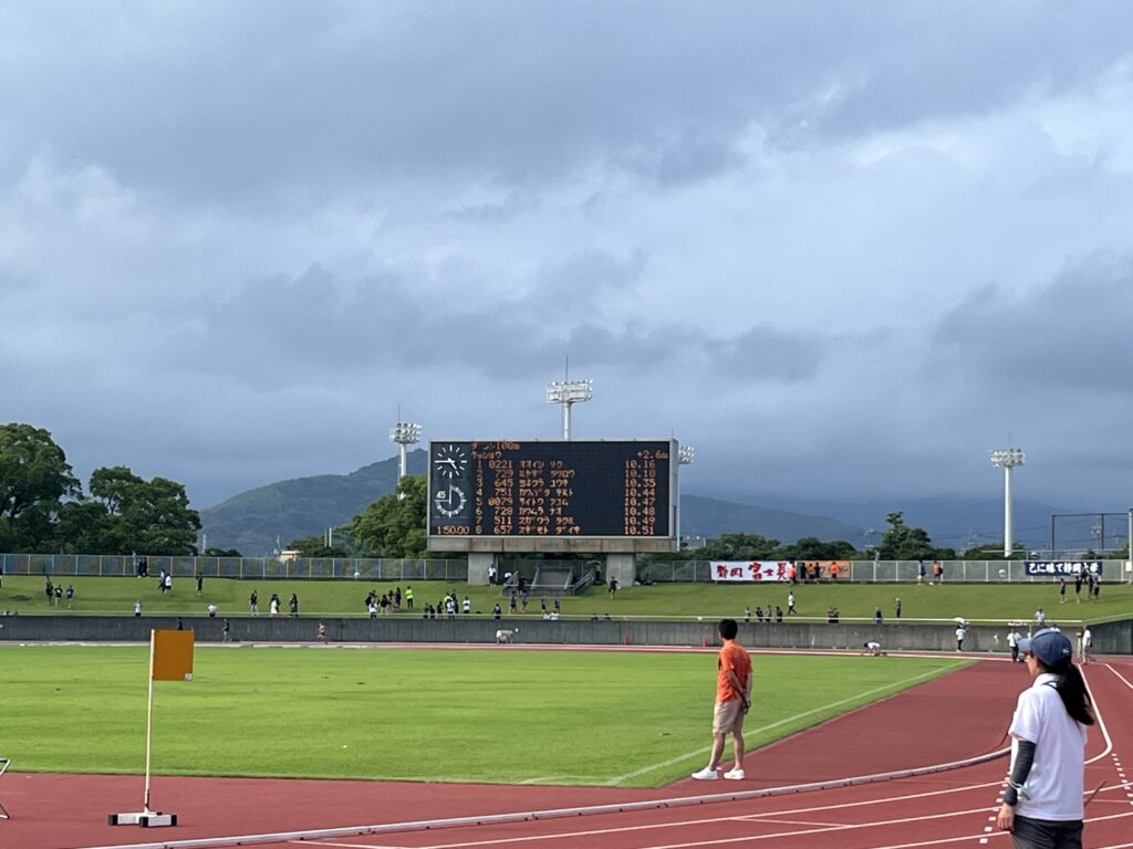 静岡県選手権　100m決勝